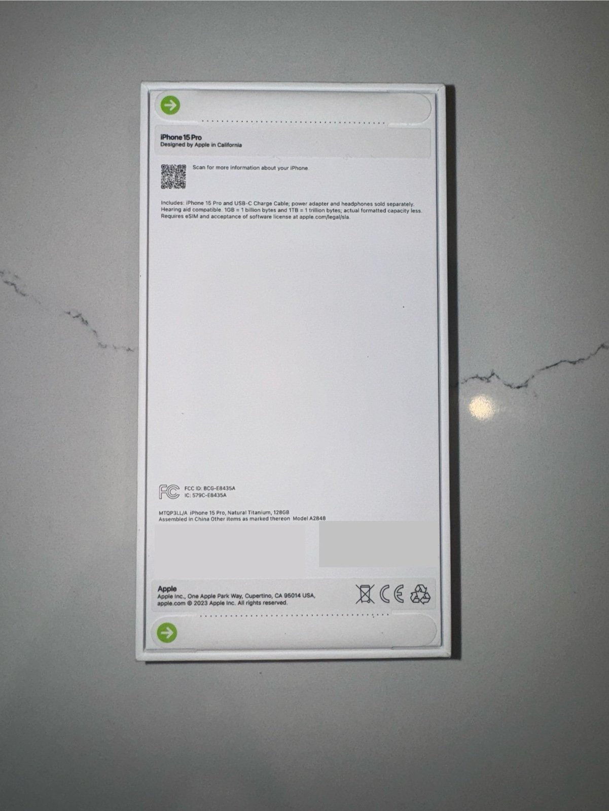 Never opened UNLOCKED iPhone 15 Pro 128GB *OBO* 2P38