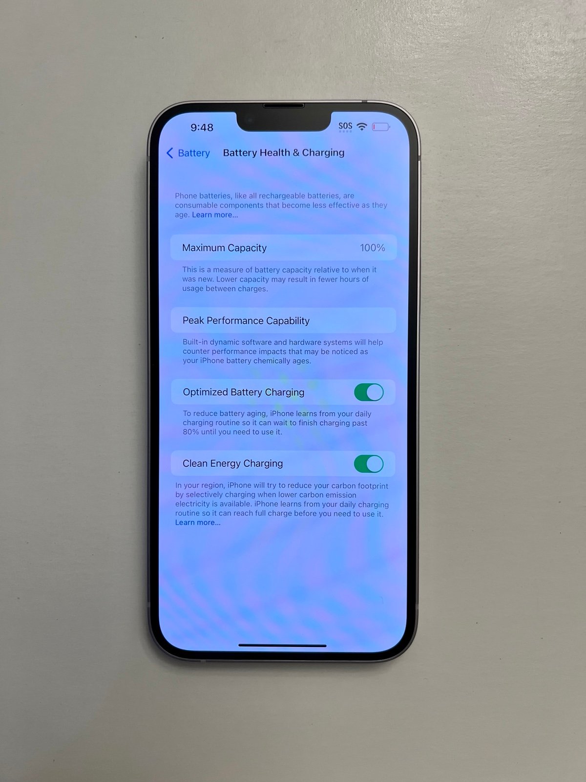 Apple iPhone 14 Plus Unlocked 128GB Purple Like New 2V57