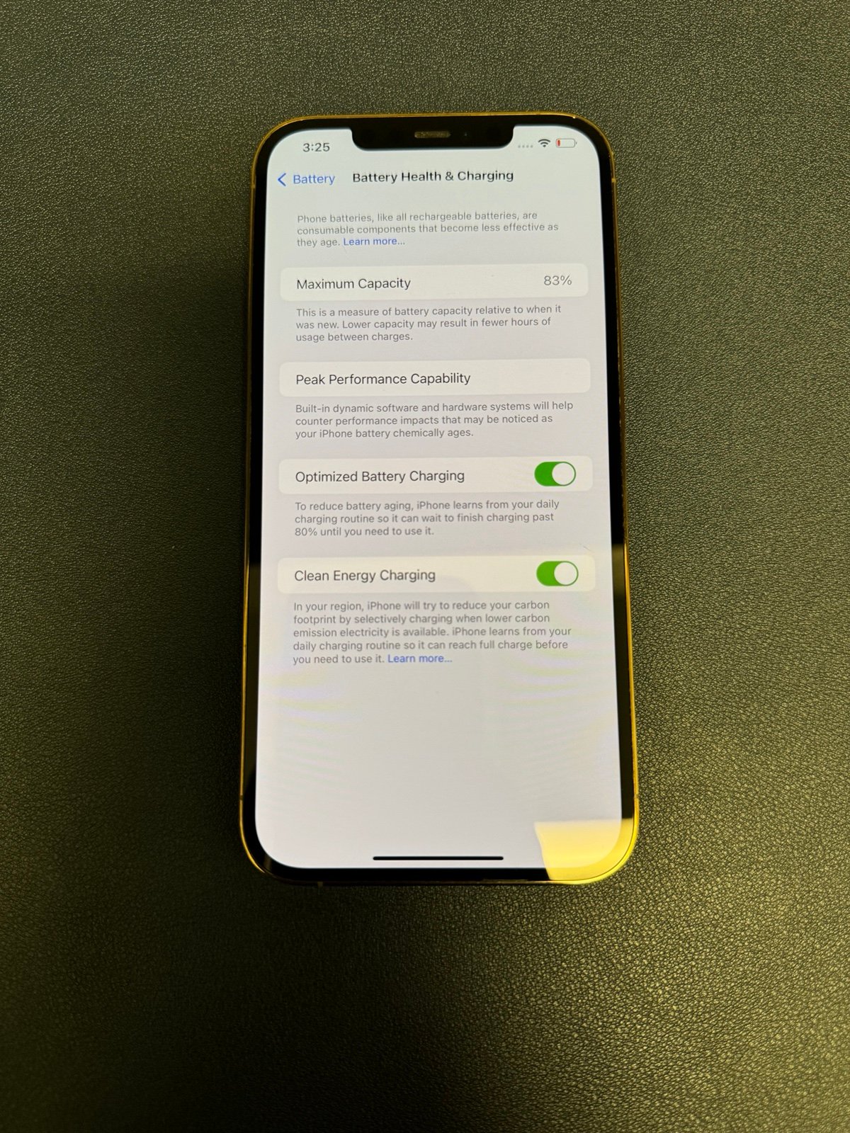 Apple iPhone 12 Pro Max 128 GB in Gold for AT&T 9T11