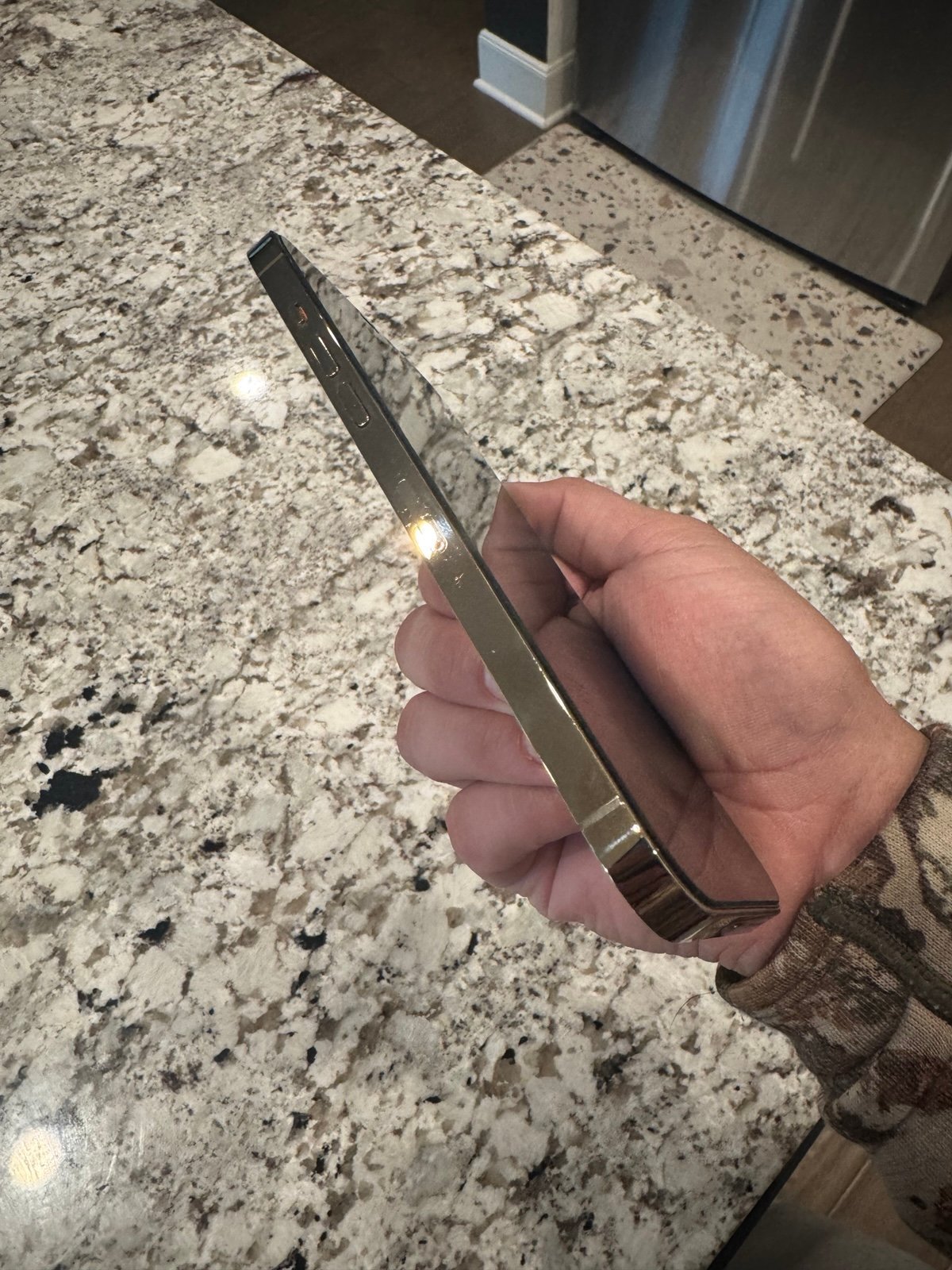 Gold iPhone 12 Pro Max 256GB 7T12