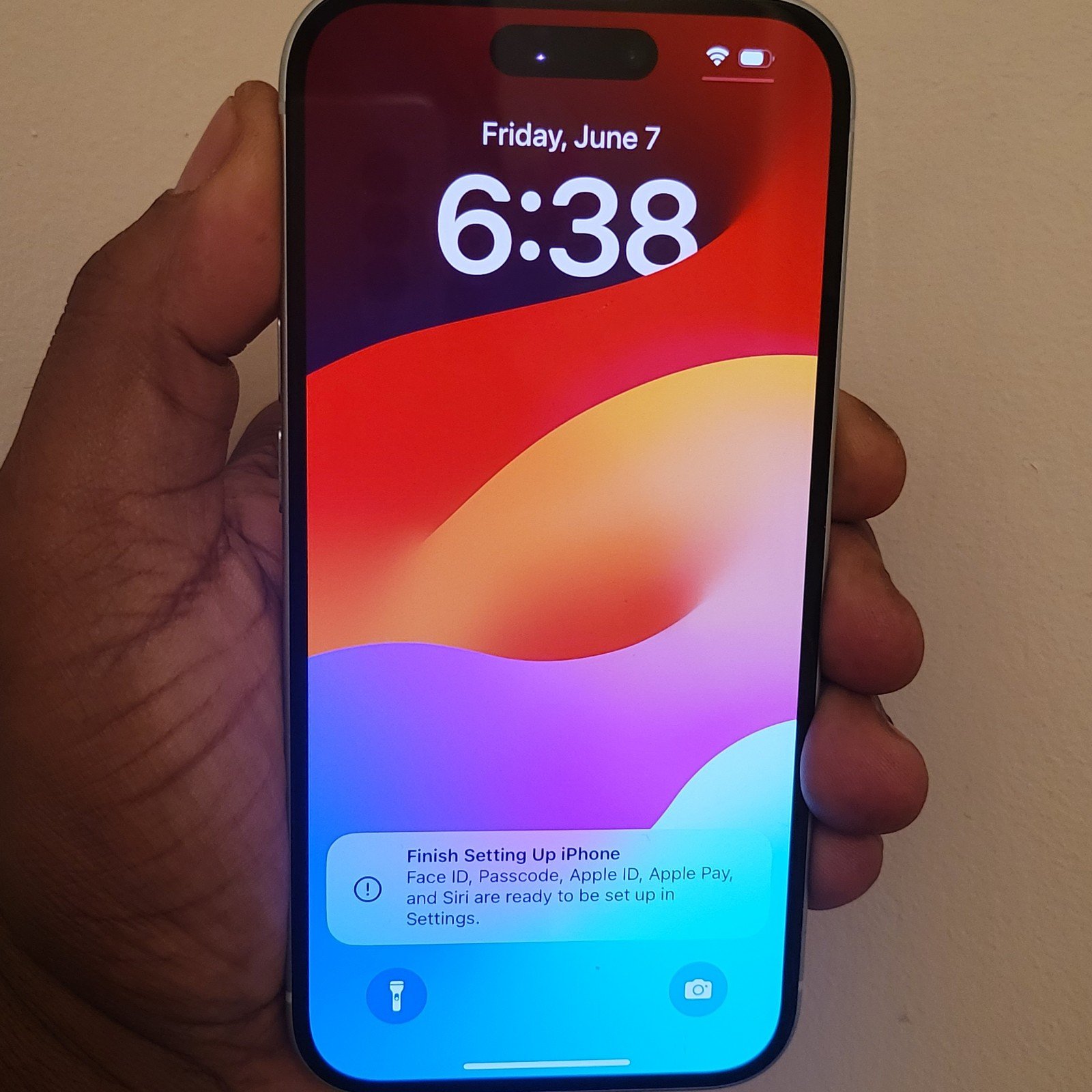 Apple iphone 15 128gb blue unlocked 5J98