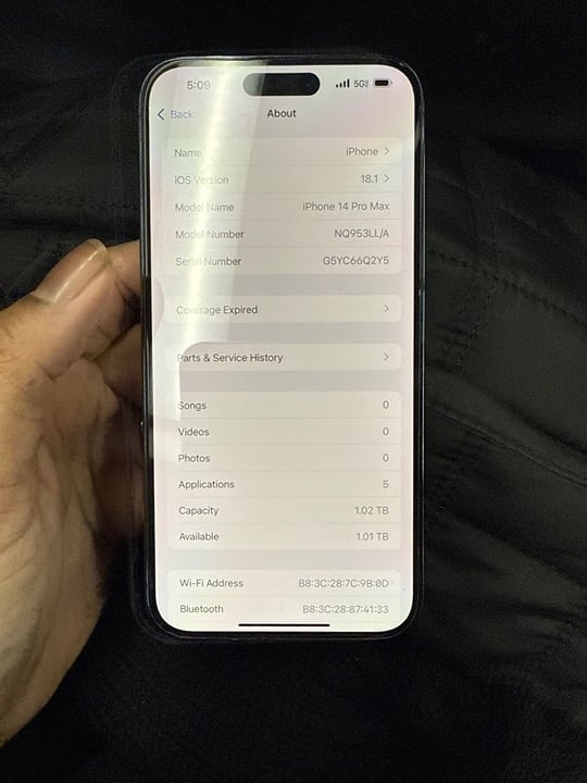 iPhone 14 Pro max 7B85