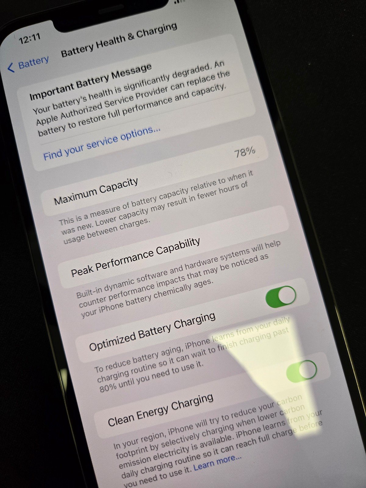 Apple iPhone 12 Pro Max 128 GB in Graphite for Unlocked 1G67