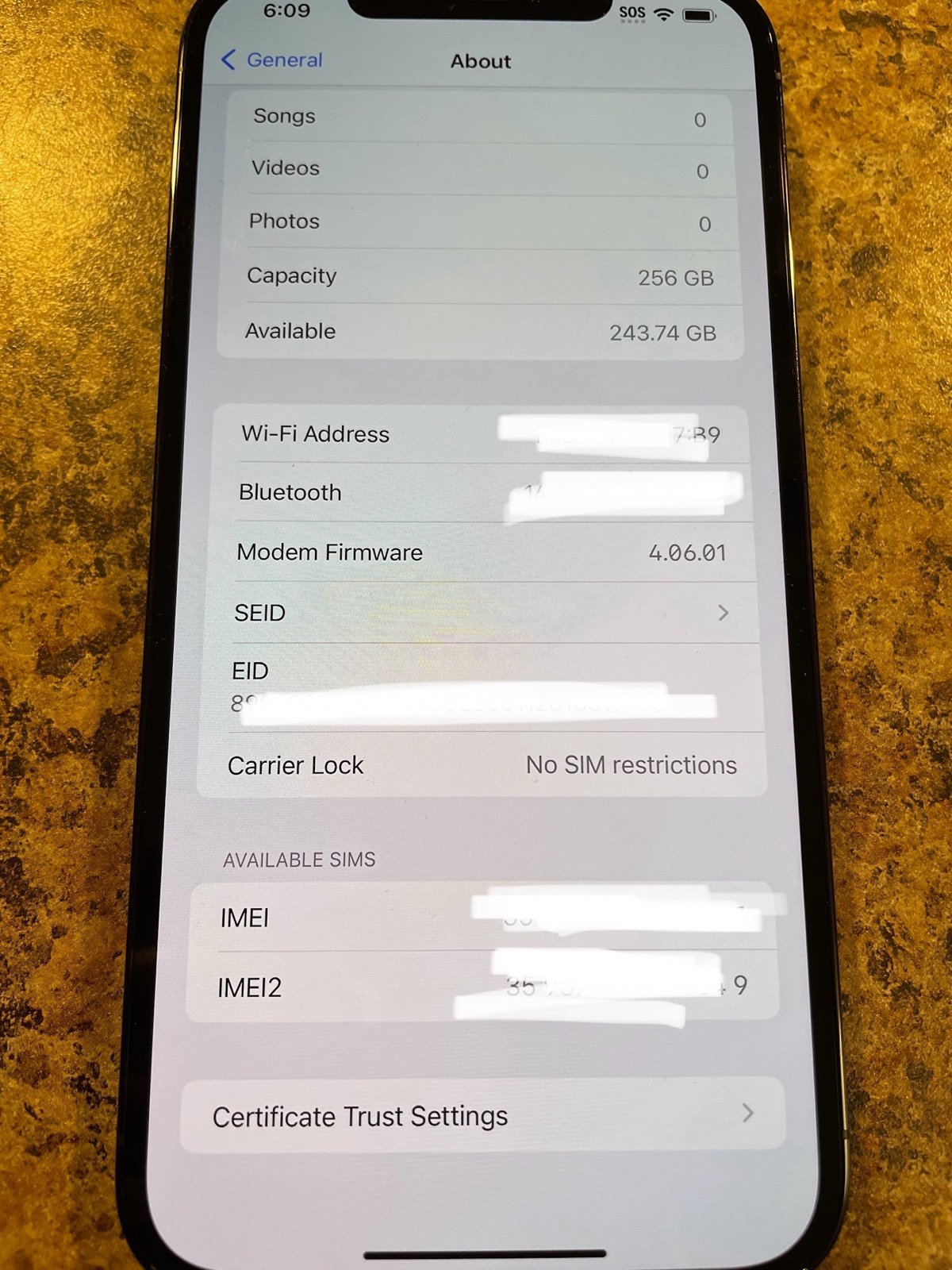 iphone12 pro max phone unlocked 9A17