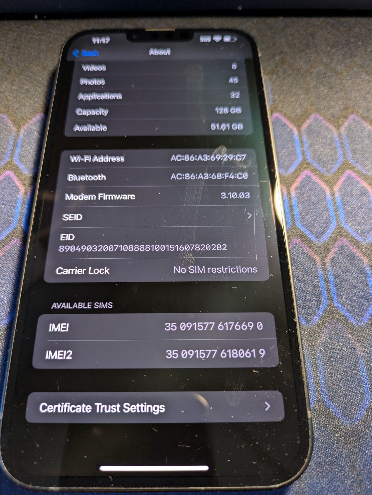 iPhone 14 Plus 128GB in Midnight 9Y29