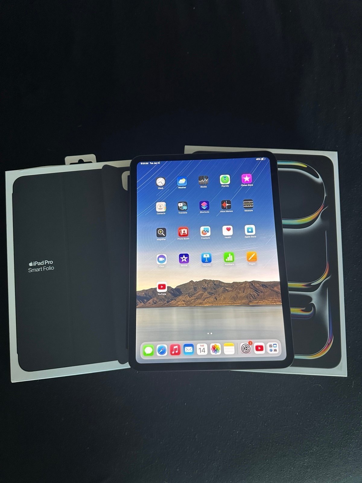 iPad Pro M4 11inch OLED 256GB space Black with Smart Folio 2T91