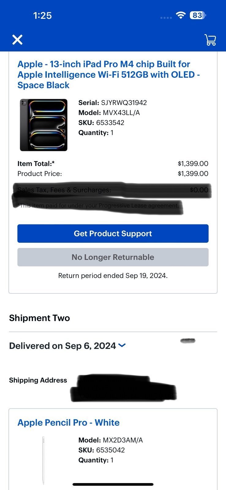 ipad pro 13 inch m4 9T56