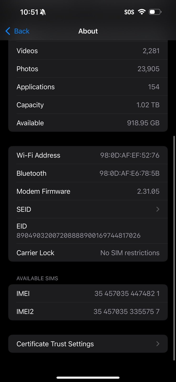 iPhone 15 Pro Max 1 TB 9T39