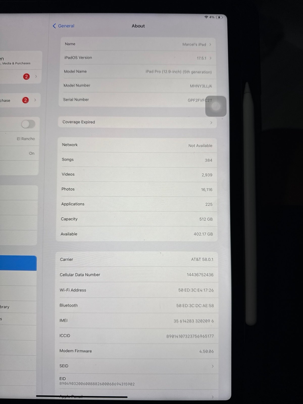 ipad pro 12 inch 5th gen 9H56