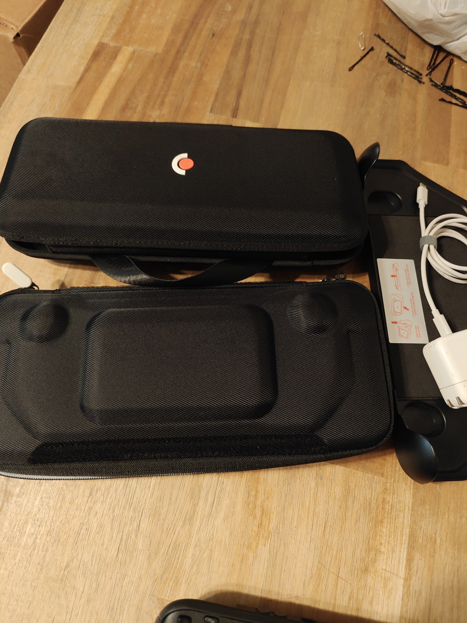 Steam Deck OLED 2TB, JSAUX mod case, 30w charger, original carrying case