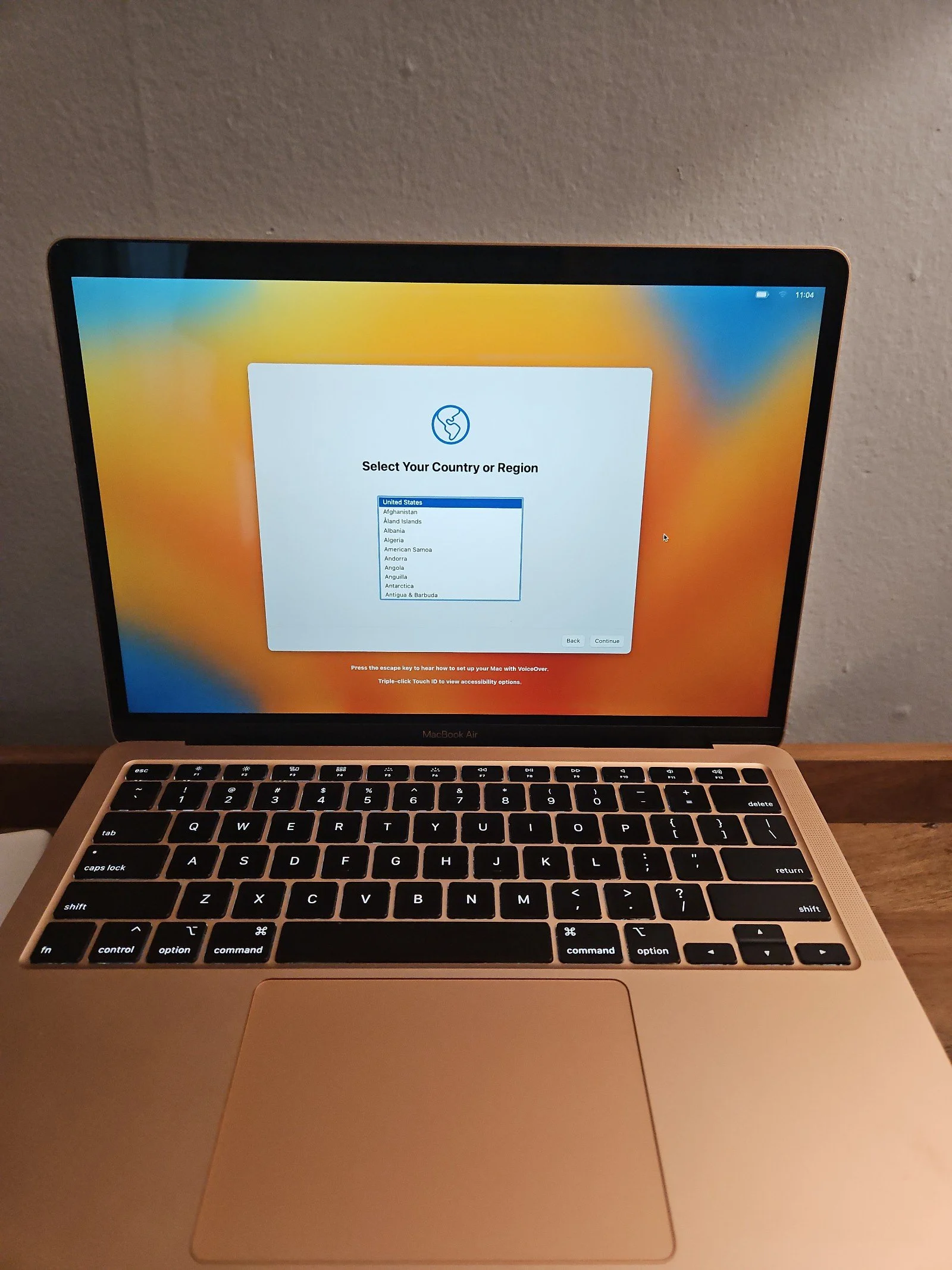Rosegold Apple Macbook Air