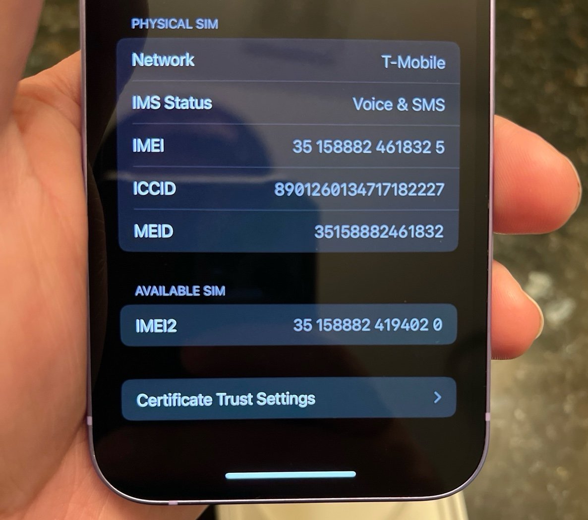 Apple iPhone 12 64 GB in Purple( Unlocked ) 2Z97