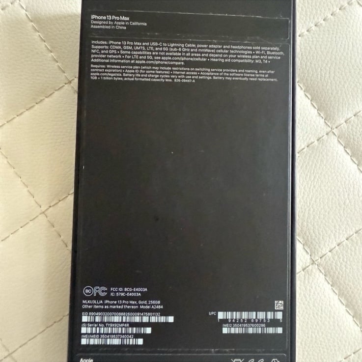 Iphone 13 Pro Max 256GB UNLOCKED 7E57