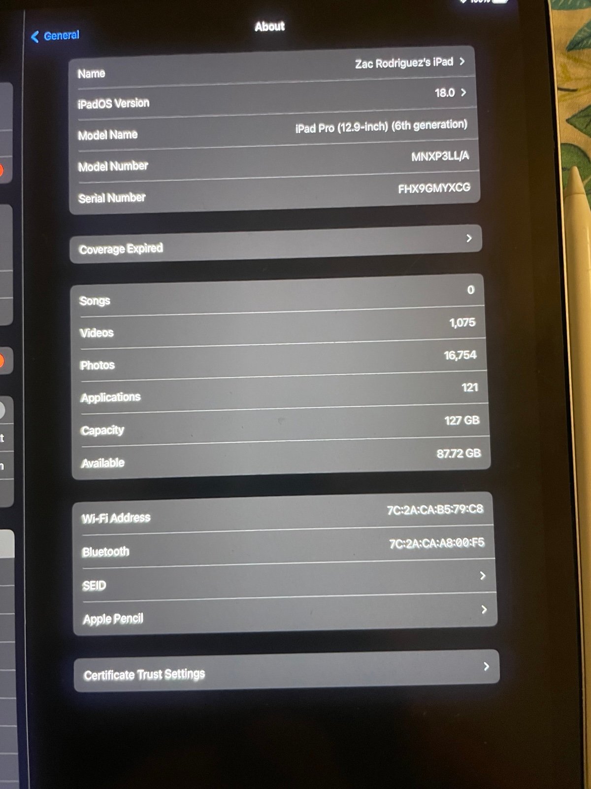 ipad pro 12 inch 6th gen 2U51