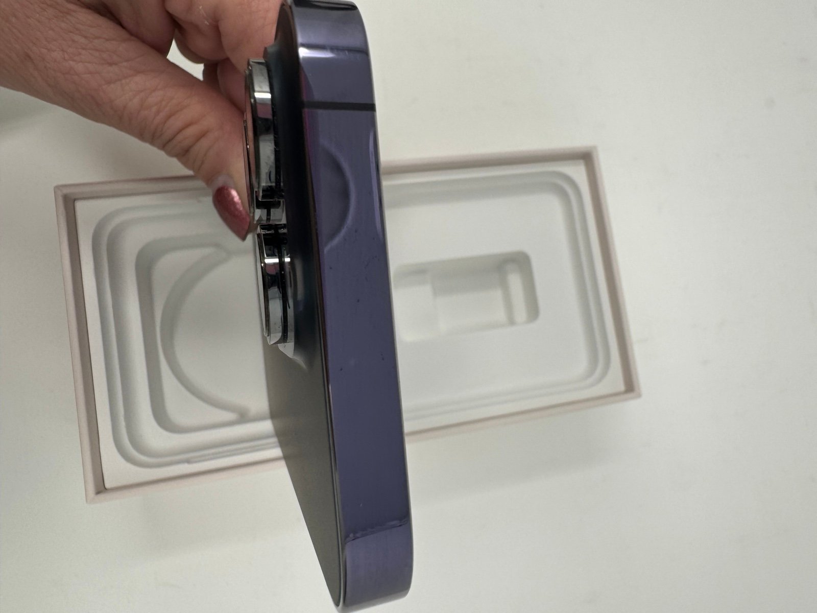 Apple iPhone 14 Pro 128GB Deep Purple Unlocked EUC Ships Free Same Business Day 9O63