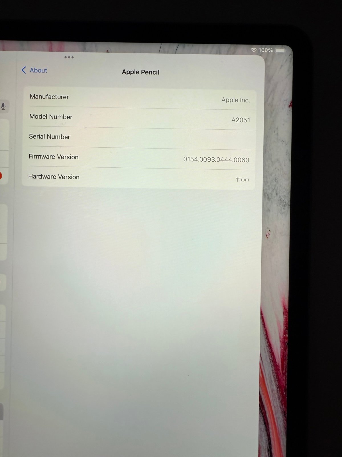 iPad pro 12.9 5th generation with apple pencil 8M57