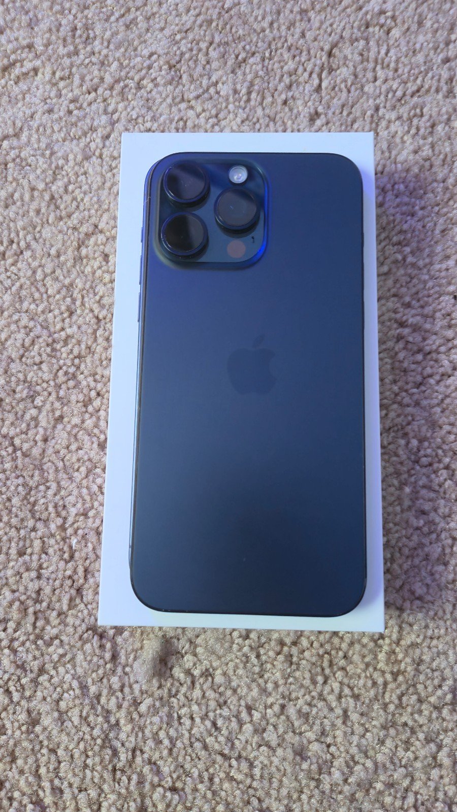 Apple iPhone 15 Pro Max Factory Unlocked (93% Batt) Blue Titanium 256GB 3E17