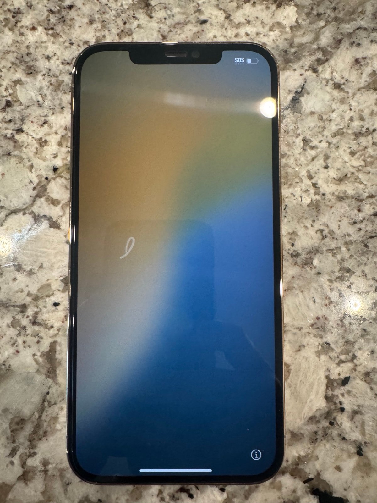 Gold iPhone 12 Pro Max 256GB 7T12