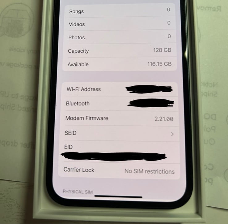 iPhone 13 128GB 3C76