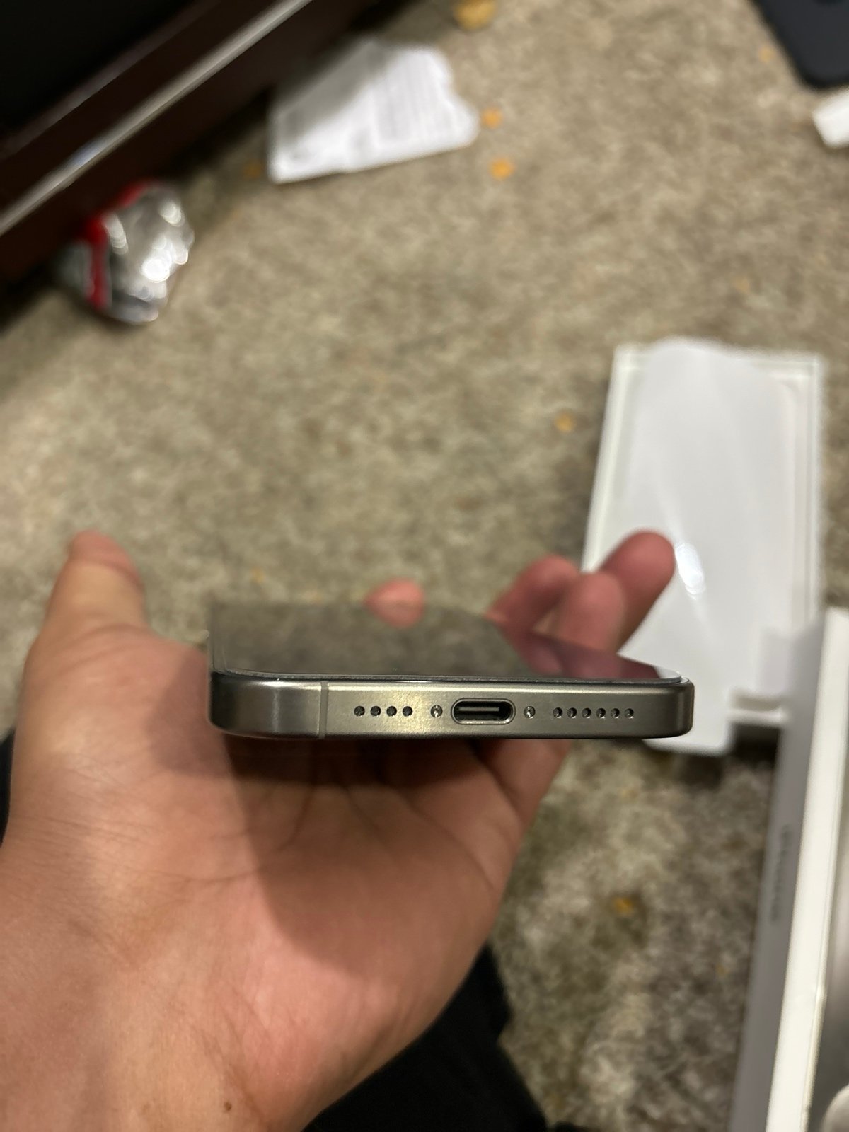 iPhone 15 pro max natural 256gb T-Mobile 3F89