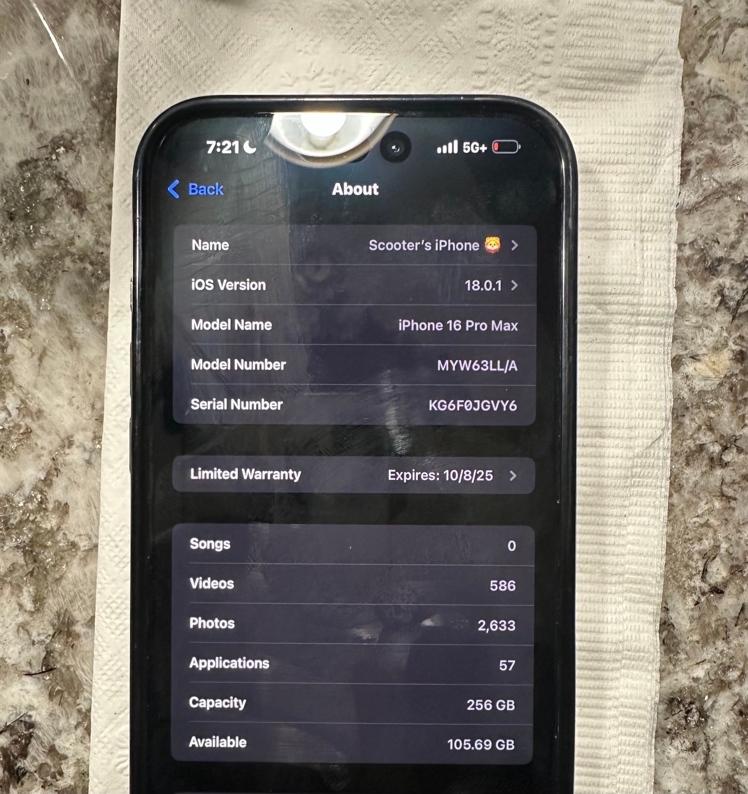 iPhone 16 Pro Max (Unlocked) 3Z19