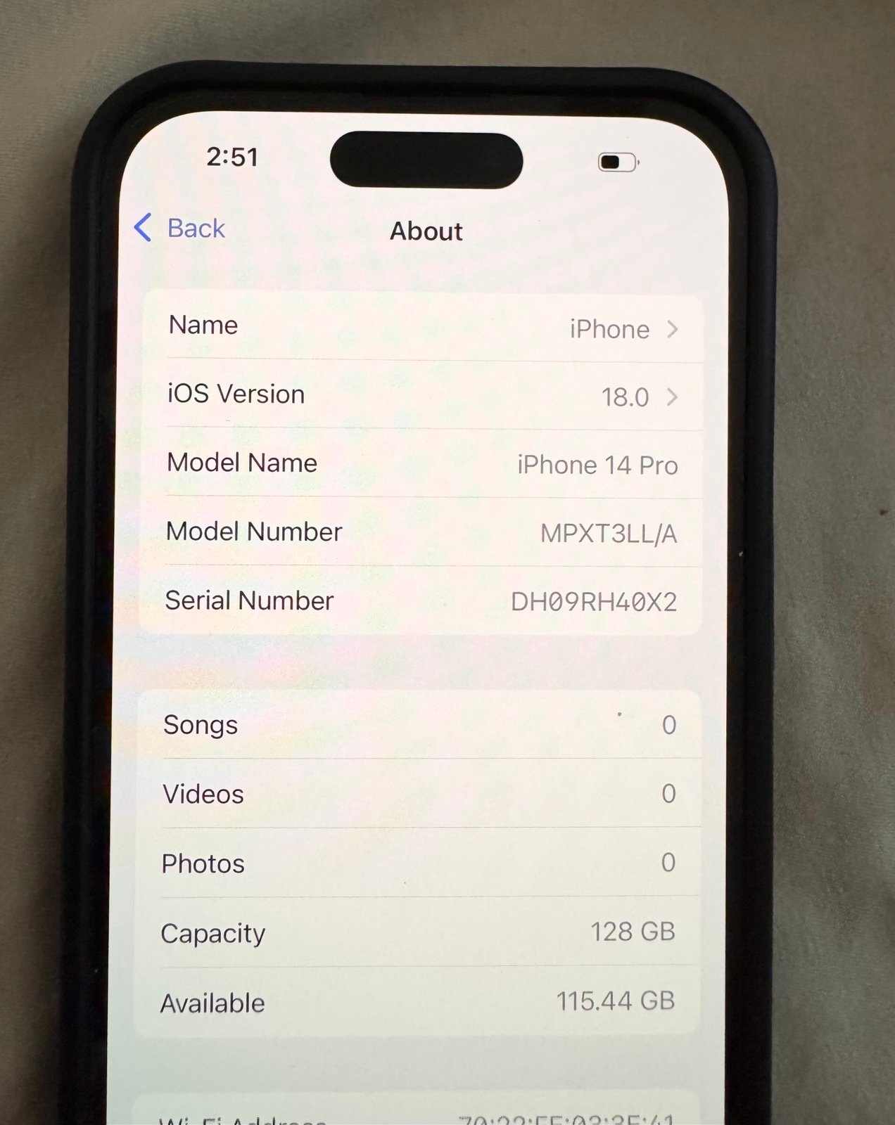 SOLD - iphone 14 pro unlocked 128gb black