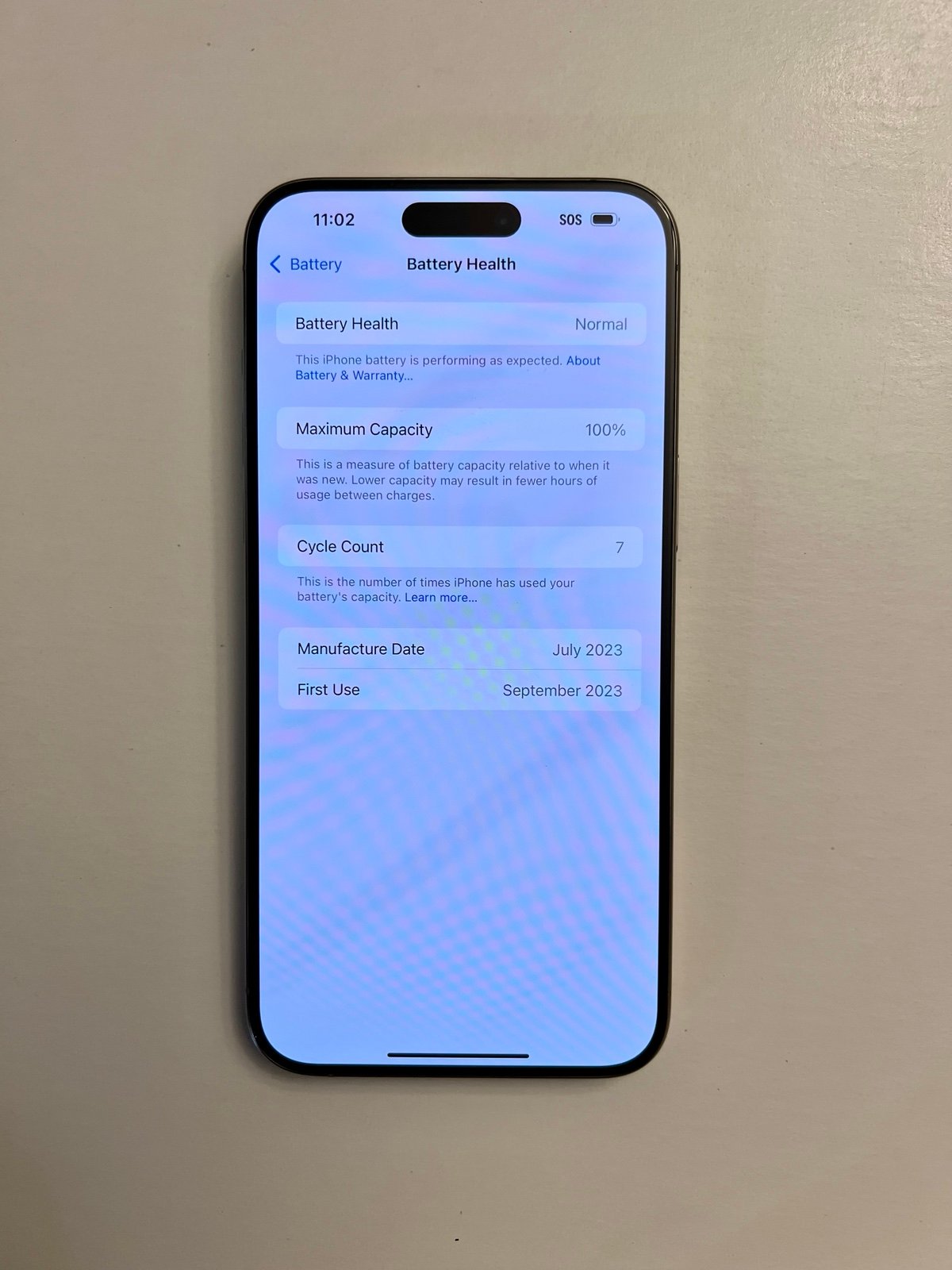 Apple iPhone 15 Pro Max Tmobile 256GB Like New 5S83