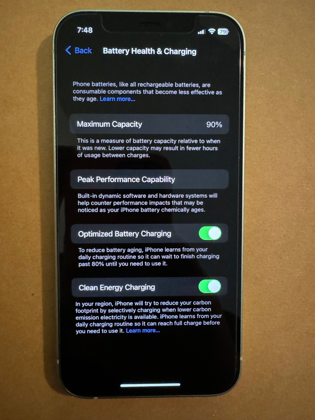 Apple iPhone 12 128gb white unlocked phone 2U55