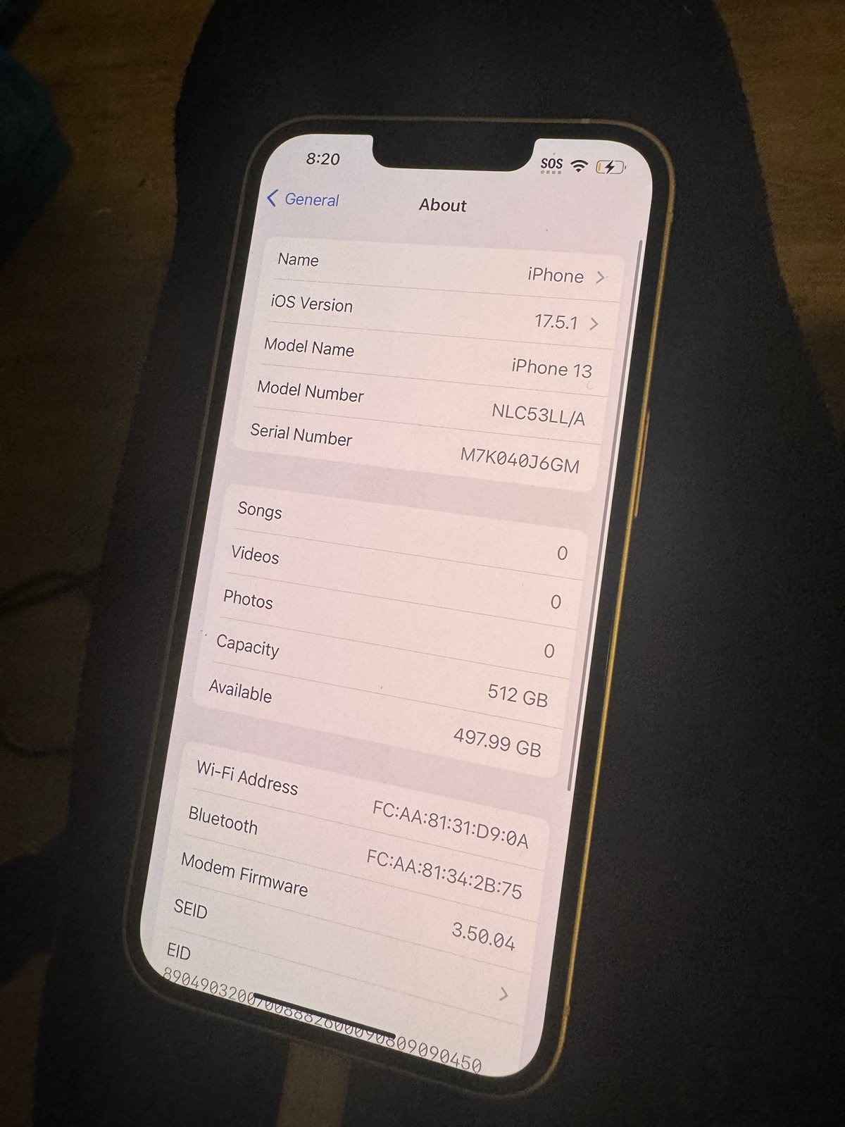 iPhone 13 512 gb AT&T/ cricket 9V71