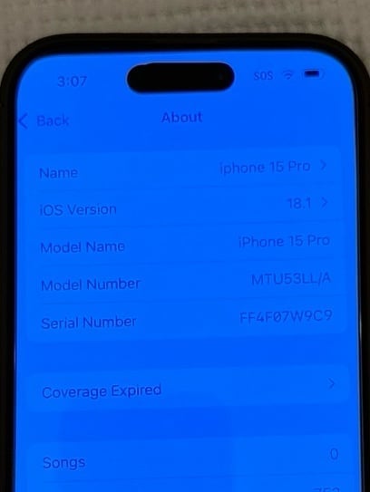 Apple iPhone 15 Pro 1TB In Natural Titanium With “No SIM Restrictions” 7C69