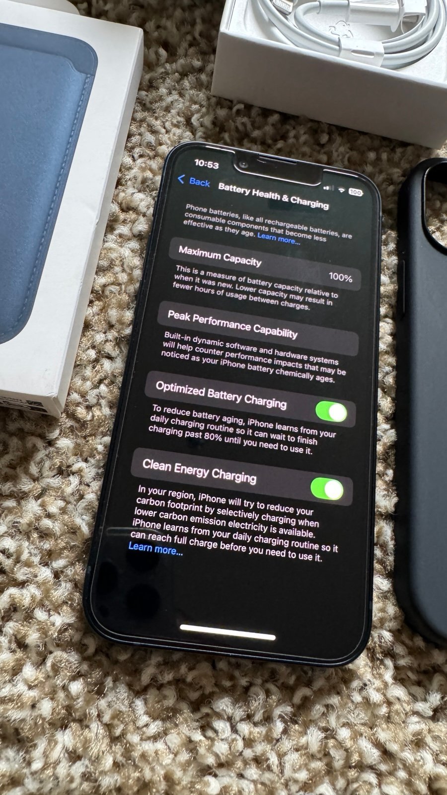 Unlocked iPhone 13 Mini [100% BATTERY CAPACITY] 8N85