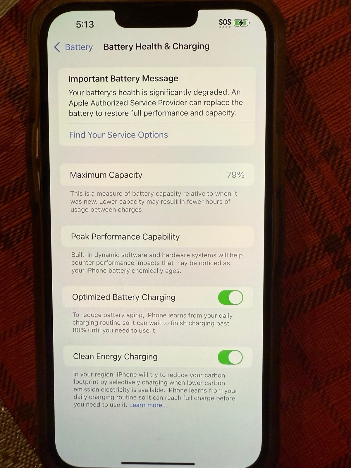 iPhone 13 Pro Max 128GB Gold Unlocked 2E77