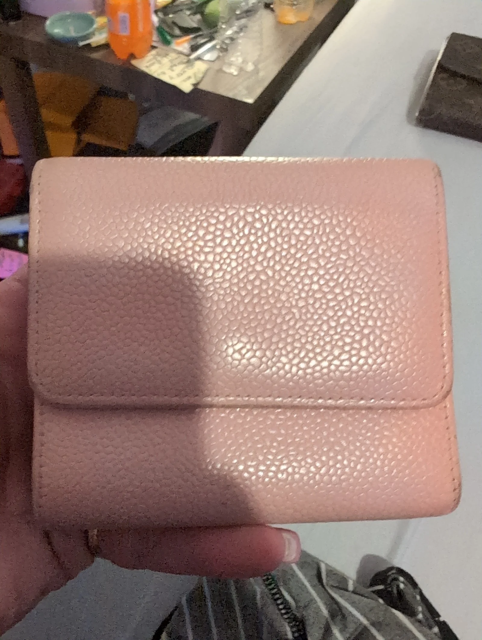 Chanel Caviar Pink Wallet