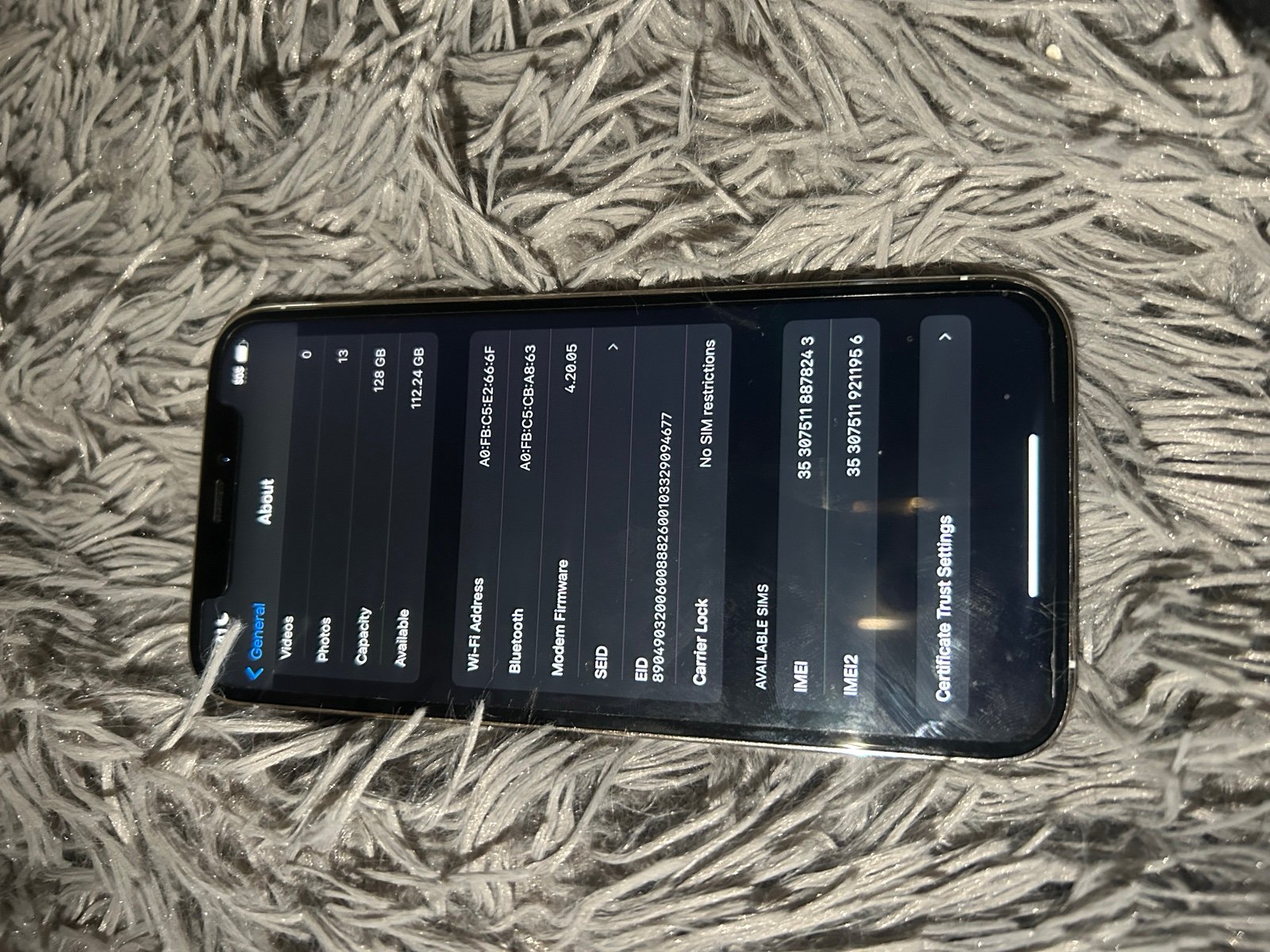 iPhone 12 Pro 128GB unlocked 8S62