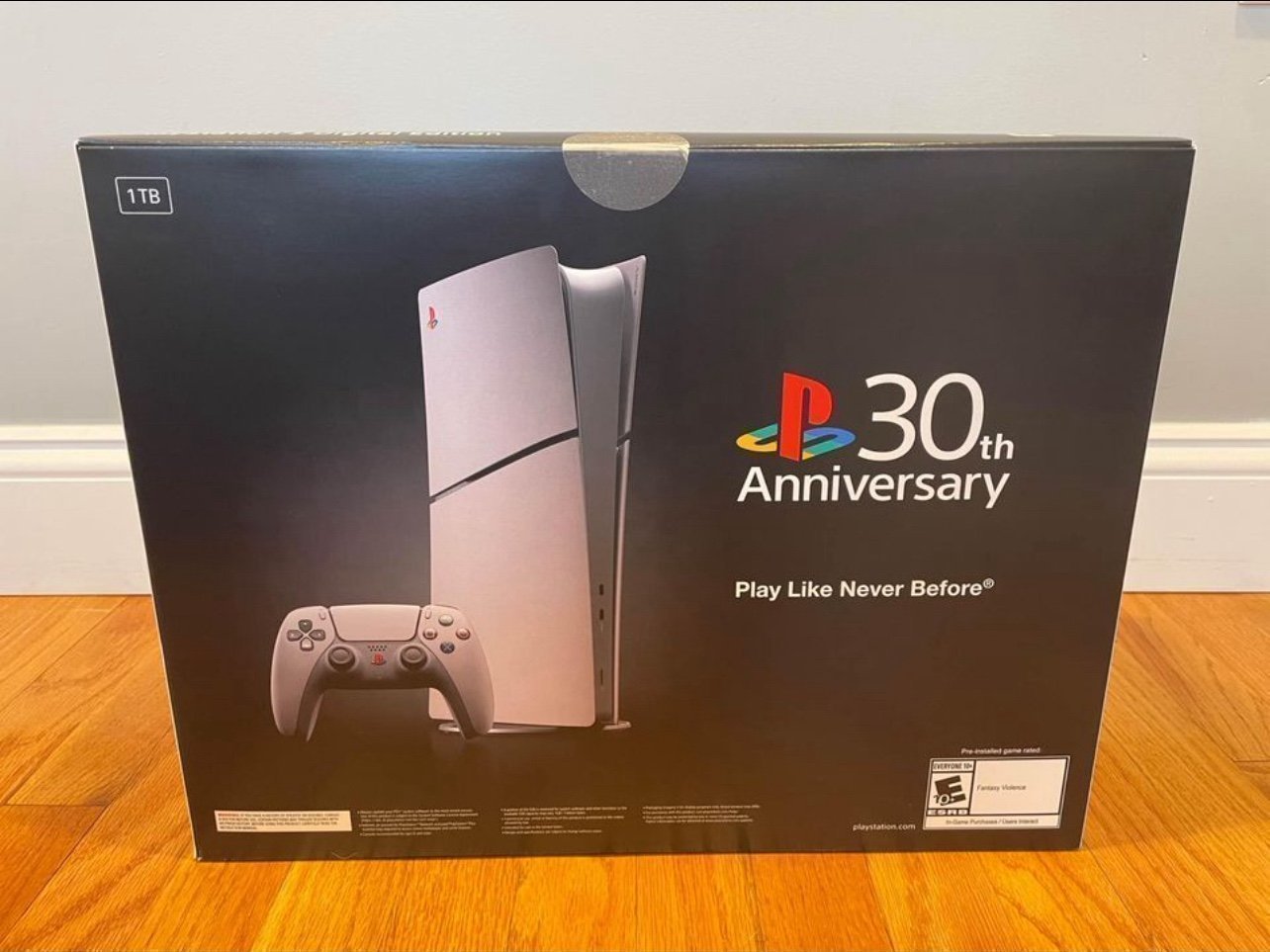 PlayStation 5 Slim Console Digital Edition - 30th Anniversary Limited Edition 1W32