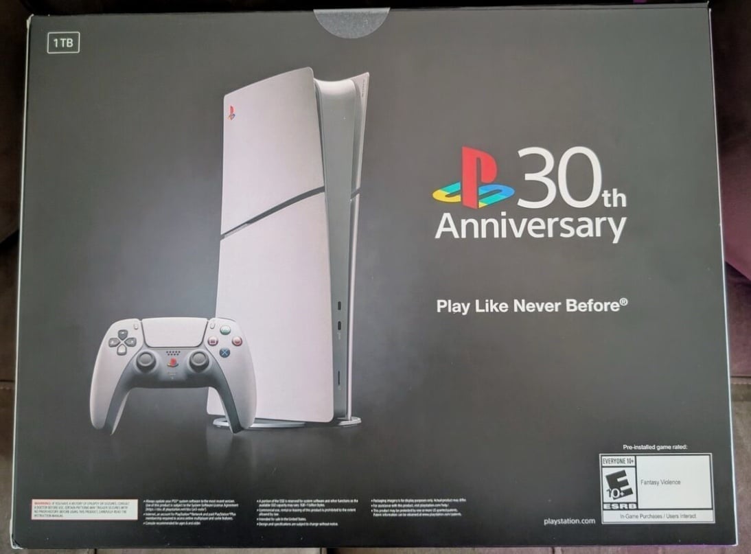 PlayStation 5 Digital Console 30th Anniversary Limited Edition 6B76
