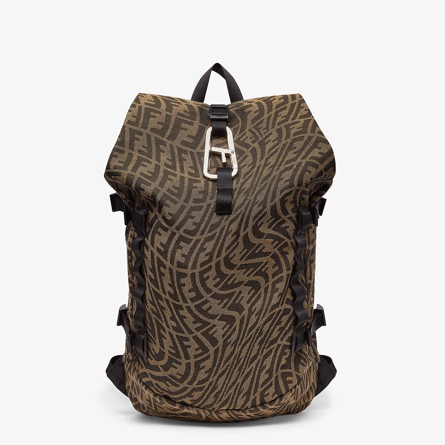 FERRINO BACKPACK Backpack in brown FF Vertigo fabric