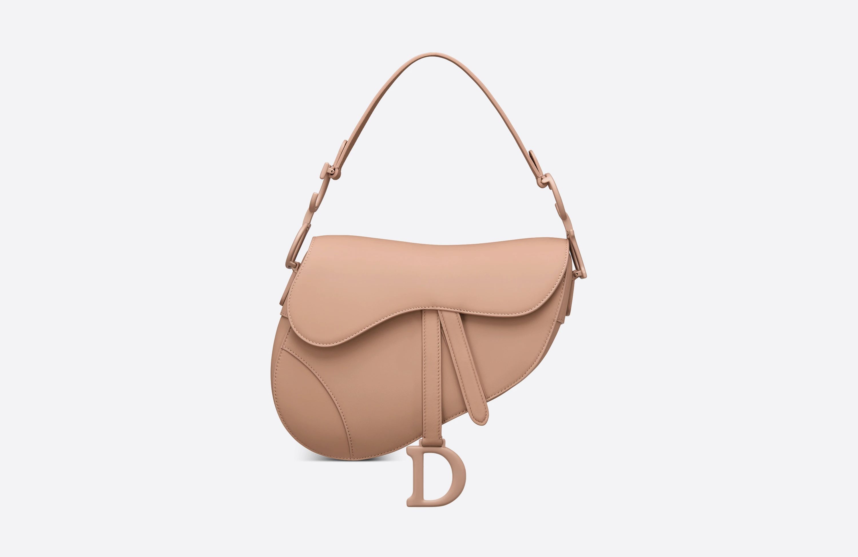 Saddle Bag Blush Ultramatte Calfskin