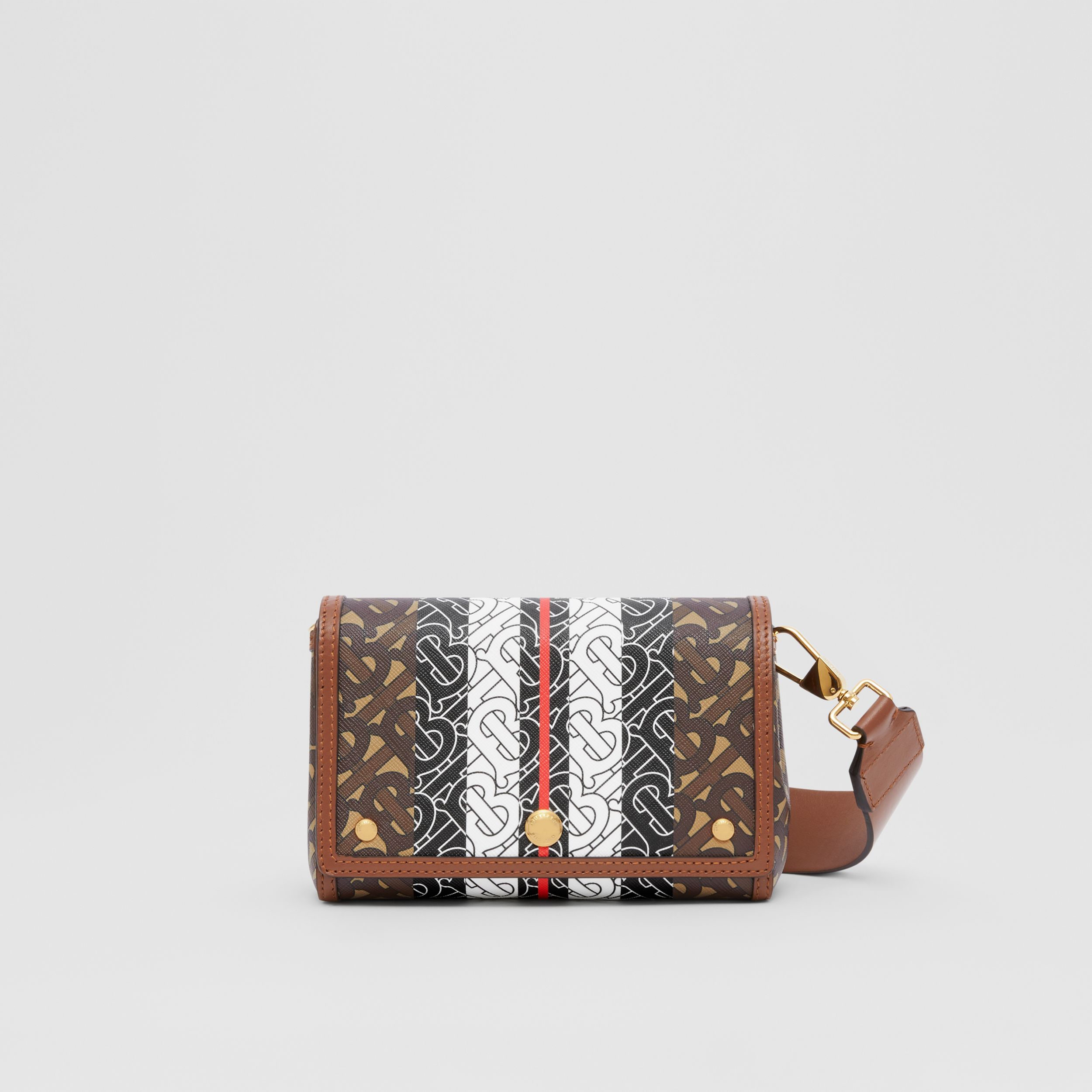 Small Monogram Stripe E-canvas Crossbody Bag