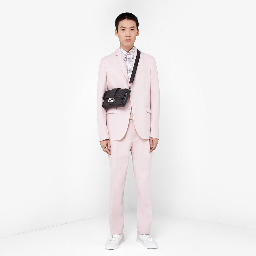 BAGUETTE Black nappa leather bag