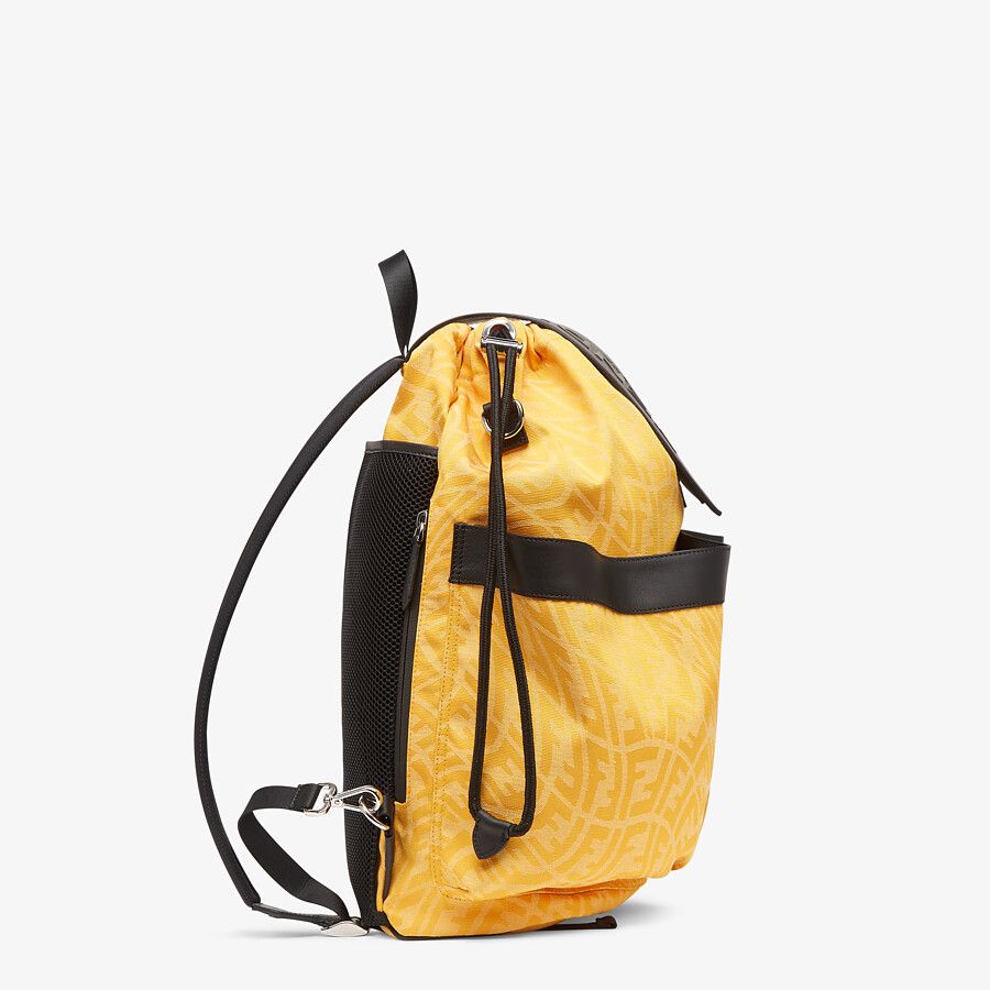 DRAWSTRING BACKPACK Yellow FF Vertigo fabric backpack