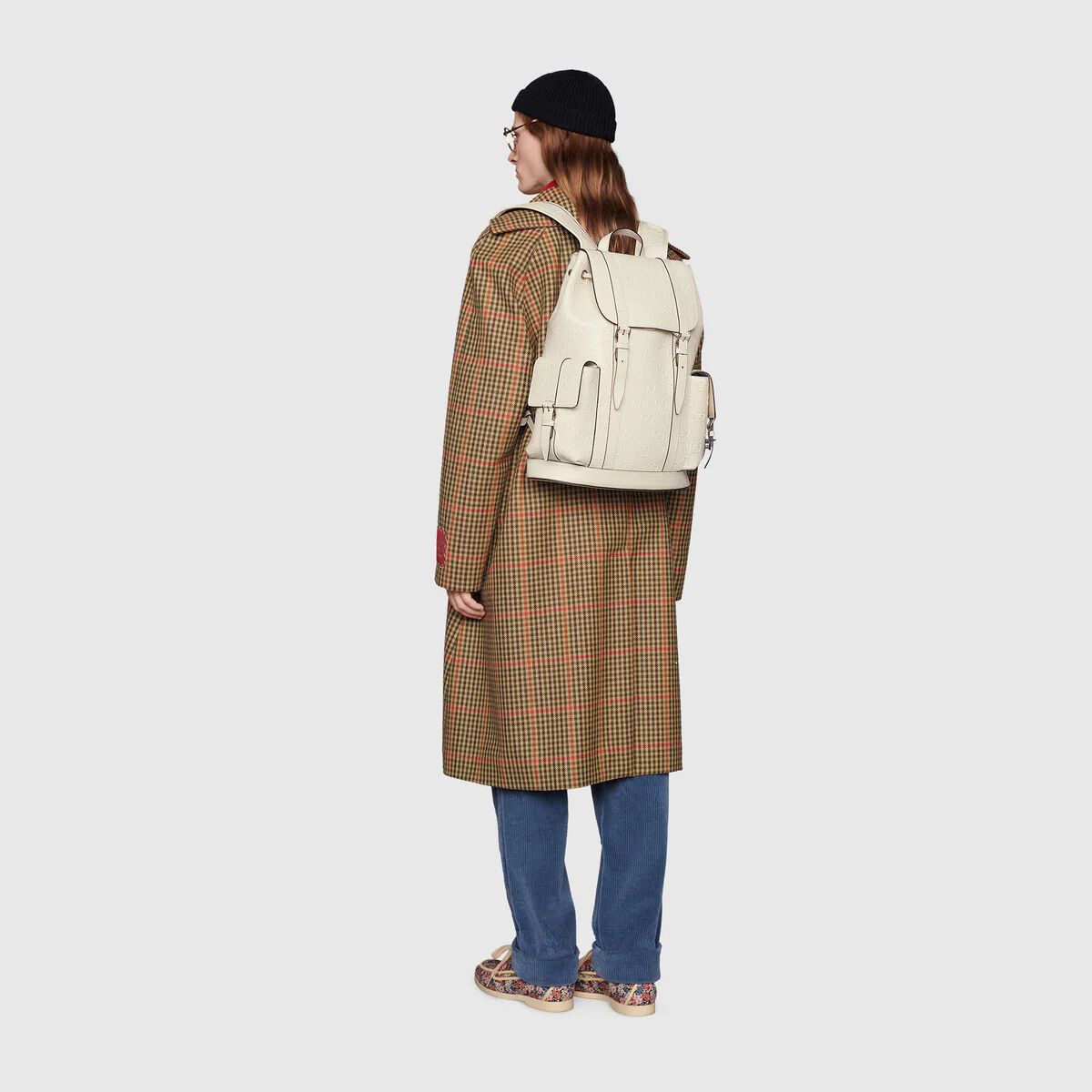 GG embossed backpack