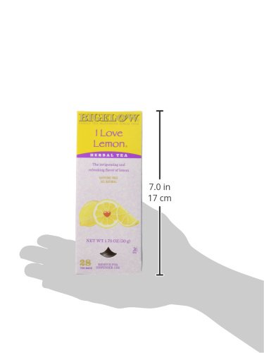 Bigelow Tea Lemon Ginger plus Probiotics Herbal Tea, Caffeine Free Tea with Lemon and Ginger, 18 Count Box (Pack of 6), 108 Total Tea Bags