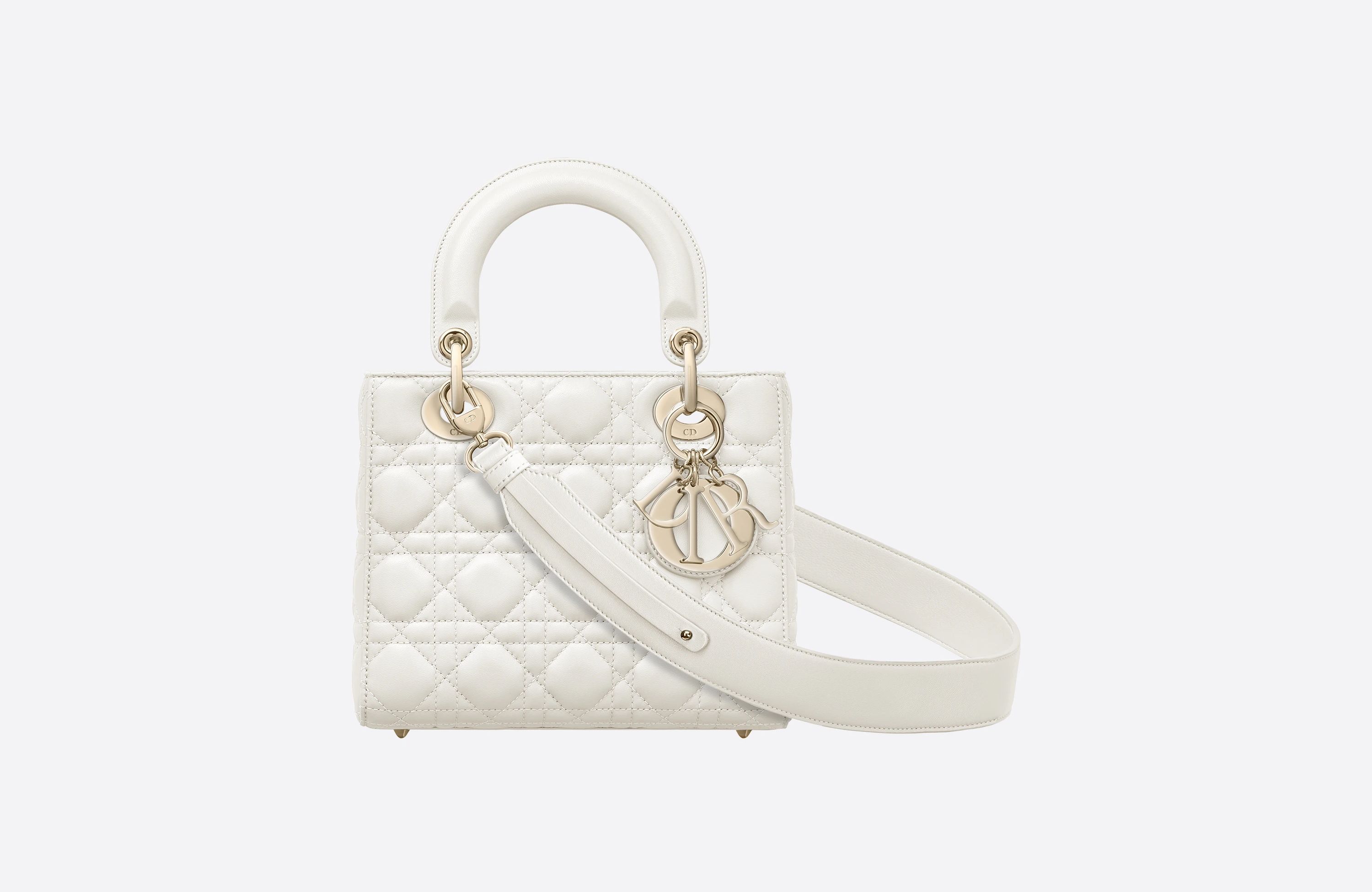 Lady Dior My ABCDior Bag Latte Cannage Lambskin