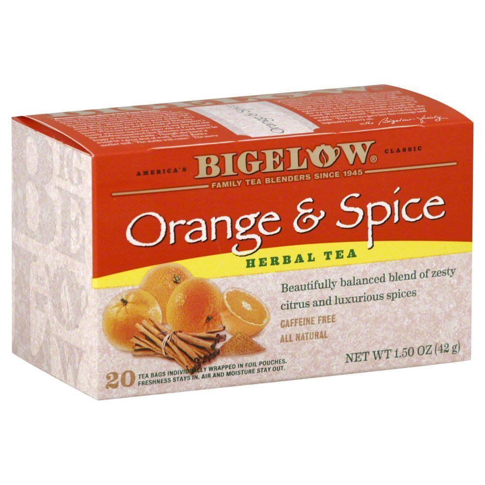Bigelow Tea Lemon Ginger plus Probiotics Herbal Tea, Caffeine Free Tea with Lemon and Ginger, 18 Count Box (Pack of 6), 108 Total Tea Bags