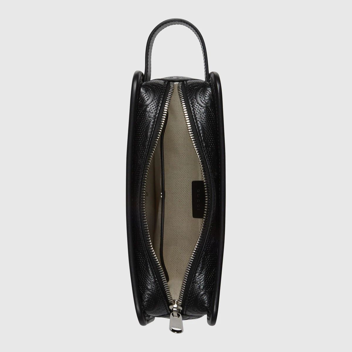 GG embossed cosmetic case