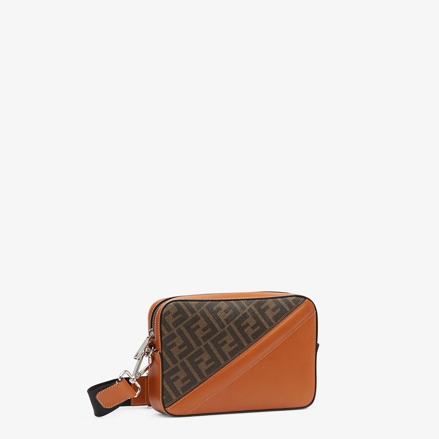 CAMERA CASE Brown fabric bag
