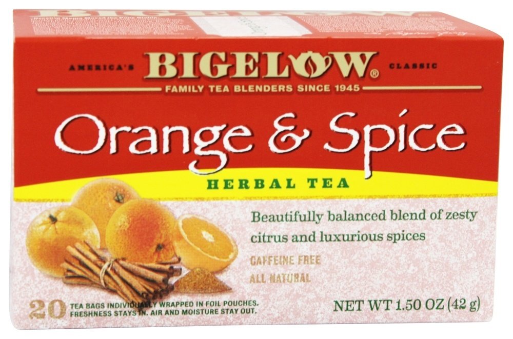 Bigelow Tea Lemon Ginger plus Probiotics Herbal Tea, Caffeine Free Tea with Lemon and Ginger, 18 Count Box (Pack of 6), 108 Total Tea Bags
