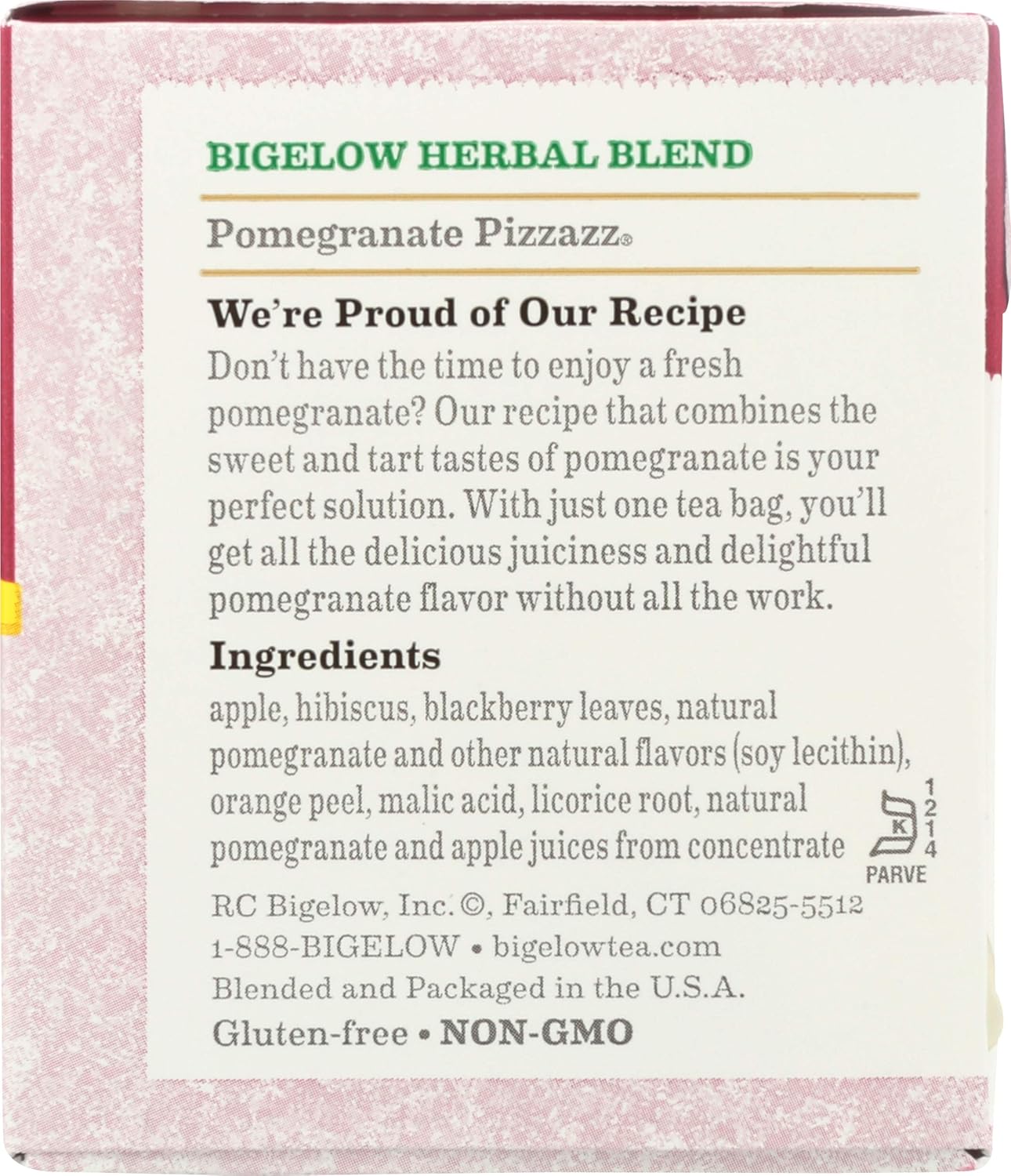 Bigelow Tea Lemon Ginger plus Probiotics Herbal Tea, Caffeine Free Tea with Lemon and Ginger, 18 Count Box (Pack of 6), 108 Total Tea Bags