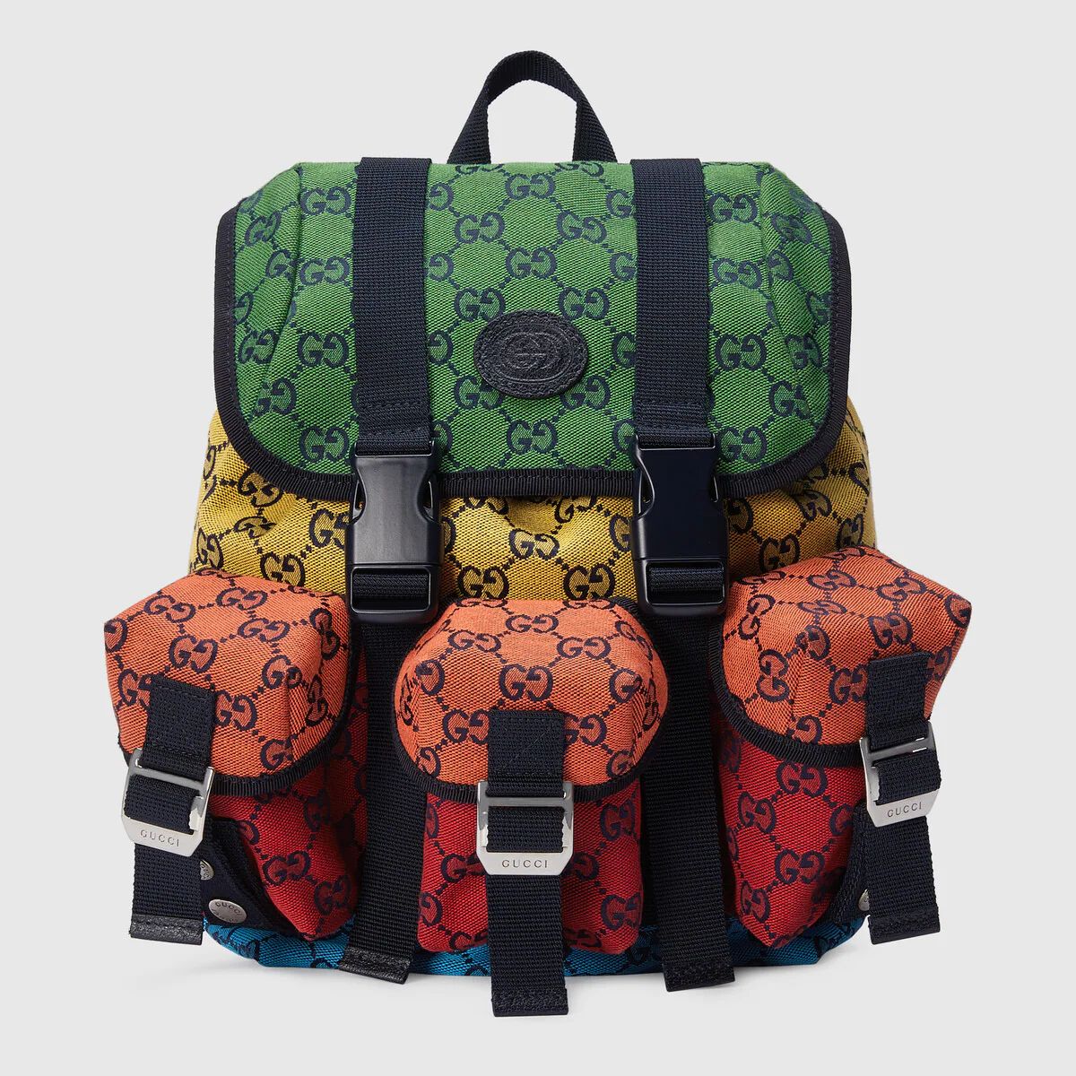 GG multicolour small backpack